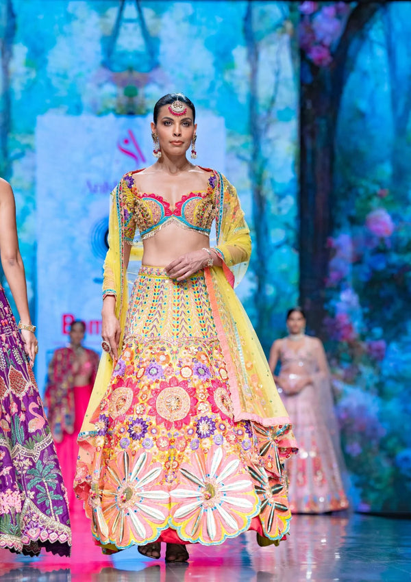 The Whimsical Garden Bridal Lehenga Set