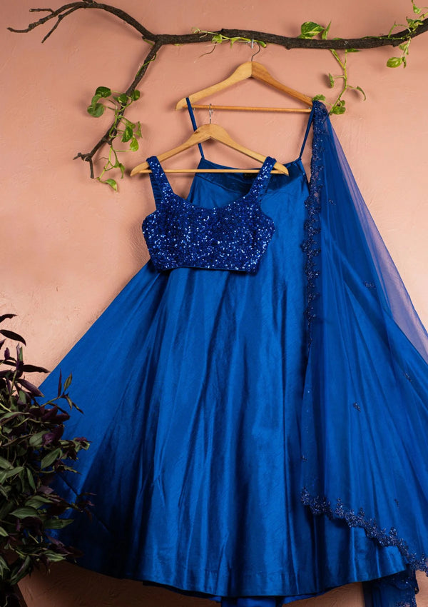 Cobalt Radiance Lehenga Set