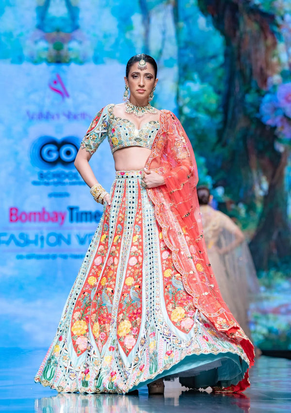 The Toucan Bridal Lehenga Set
