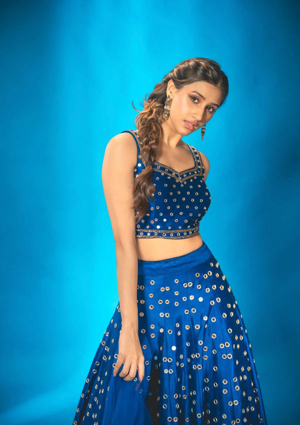 Azure Blue Lehenga Set