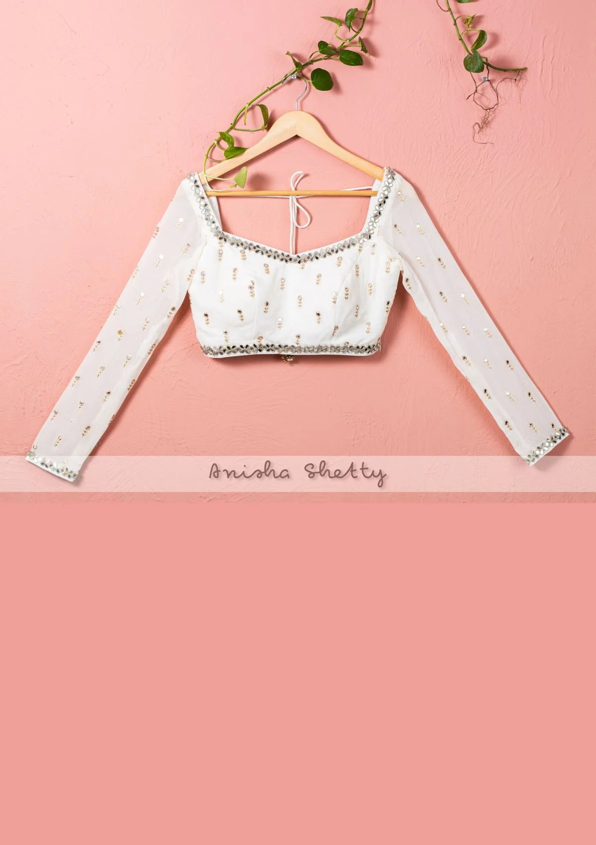 Ivory Mirror Lehenga Set