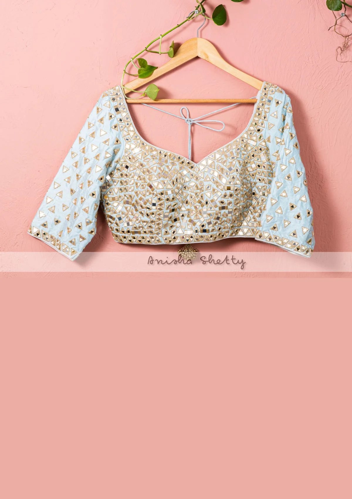 Pastel Mirror Lehenga Set