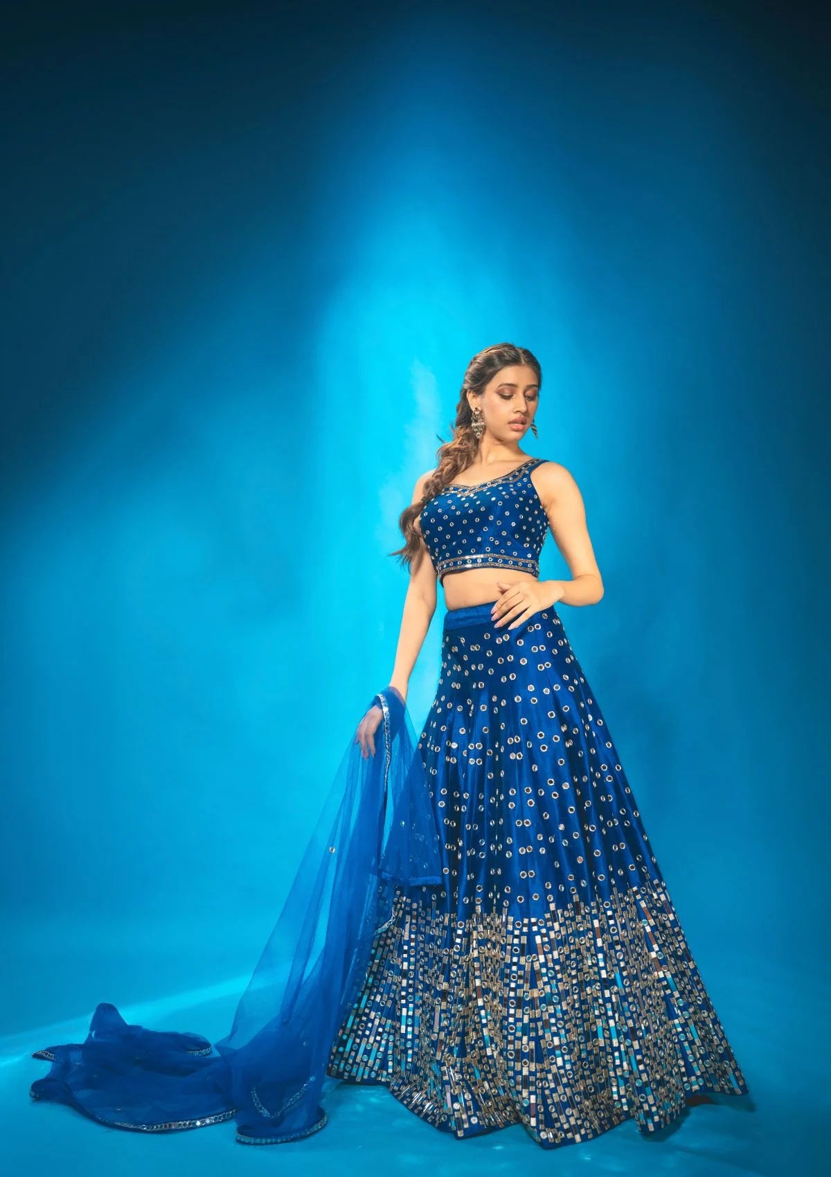 Azure Blue Lehenga Set