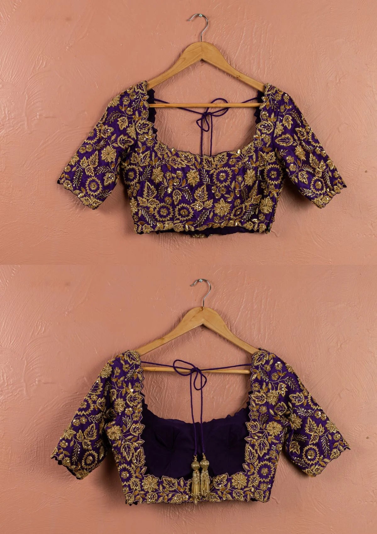 Violet Lehenga Set