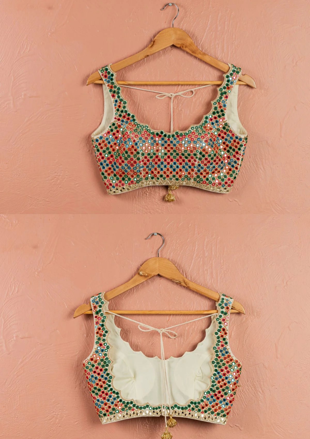 Ivory Kaleidoscope Dream Sharara Set