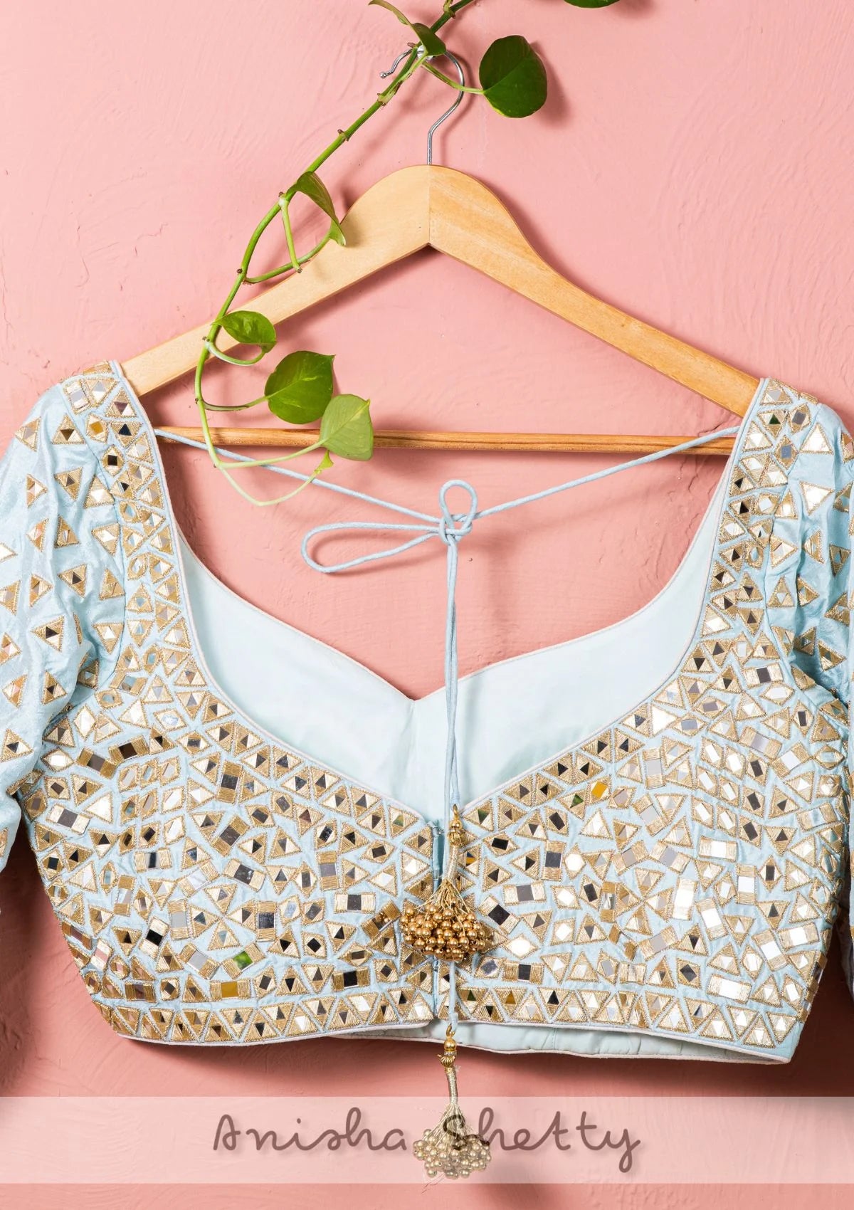 Pastel Mirror Lehenga Set