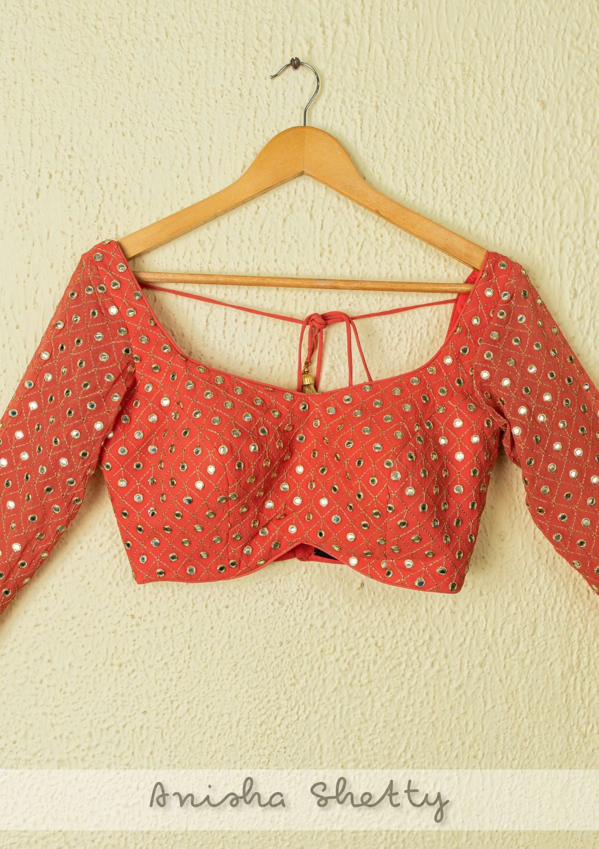 Sunset Orange Abla Lehenga Set