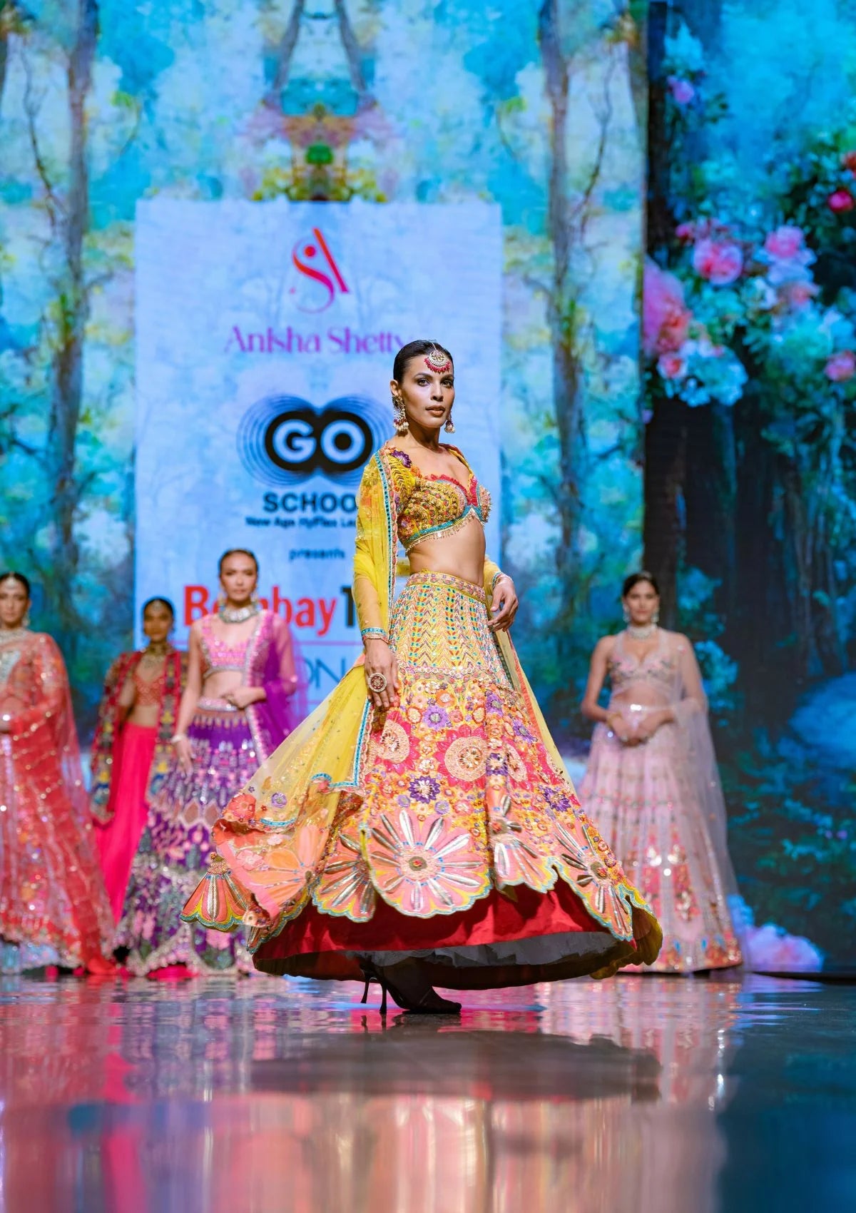 The Whimsical Garden Bridal Lehenga Set