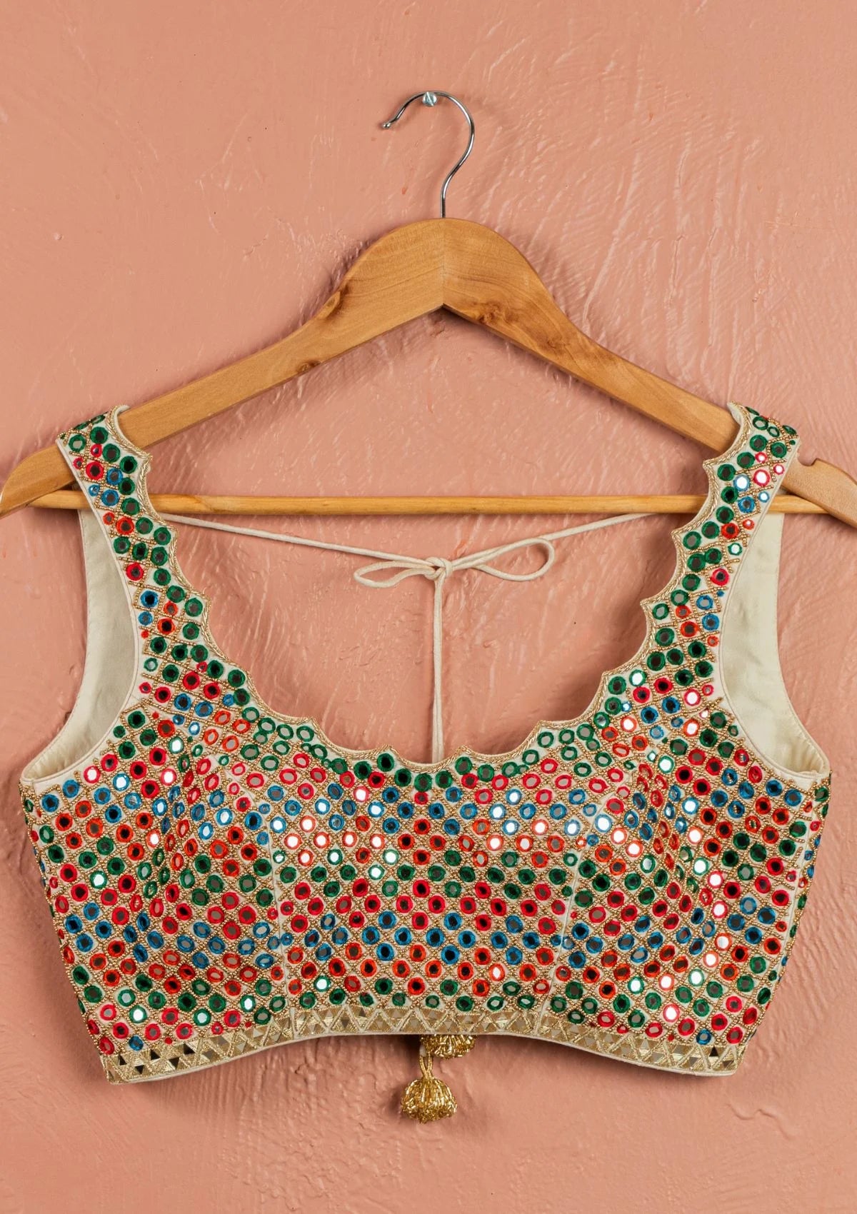 Ivory Kaleidoscope Dream Sharara Set