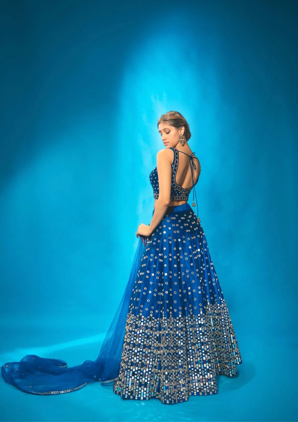 Azure Blue Lehenga Set