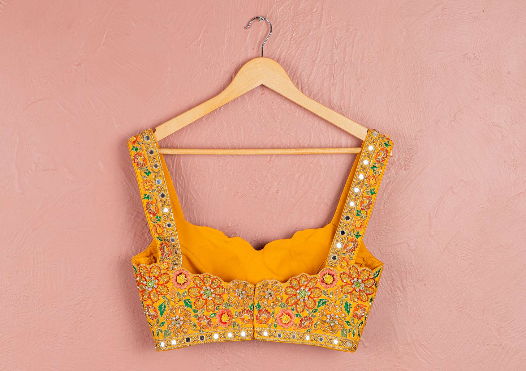 YELLOW BLOOM PRINTED LEHENGA SET