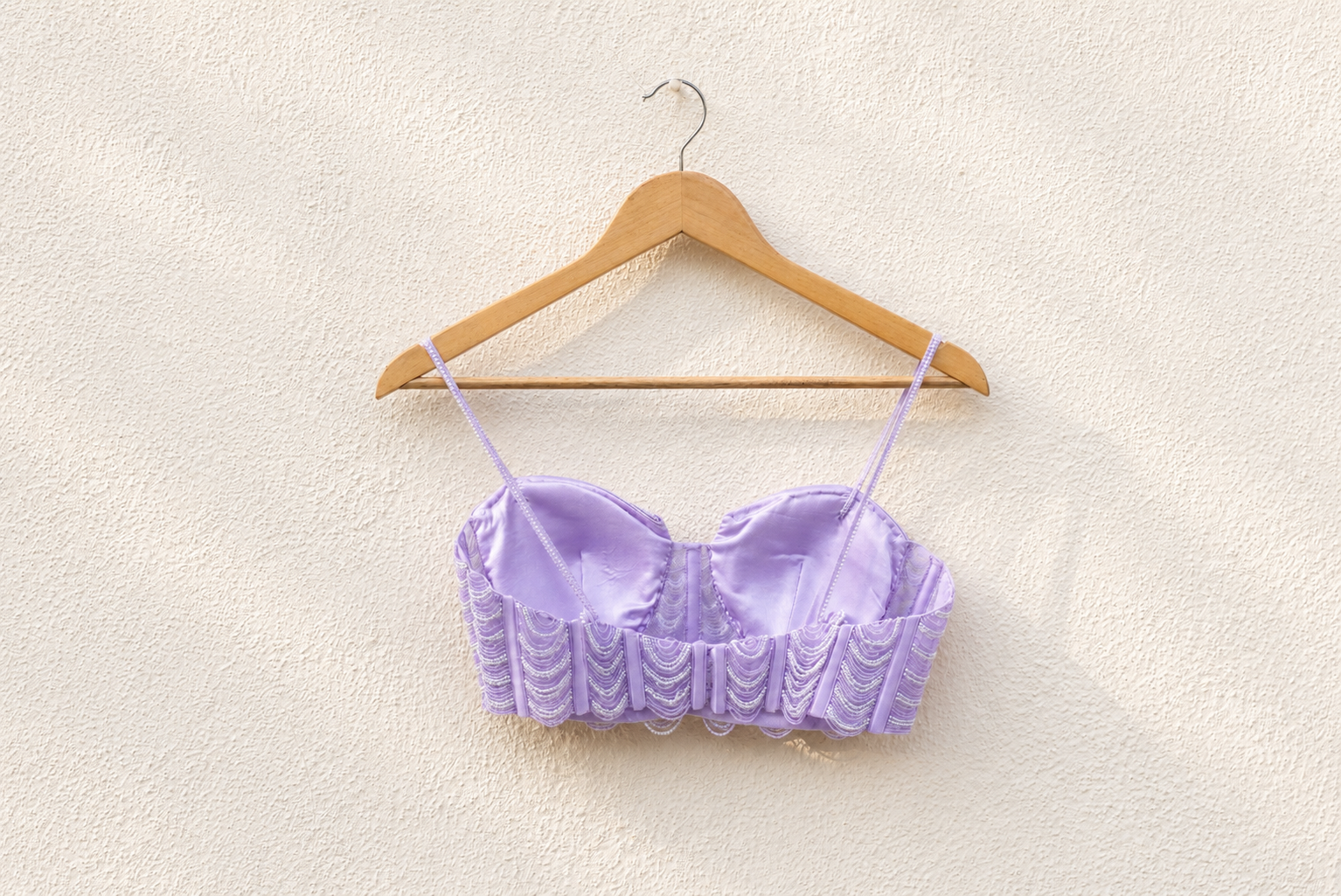 LILAC PEARL AND CUTDANA BLOUSE WITH GOERGETTE SHARARA